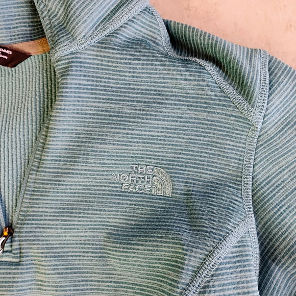 The North Face Fleece Lined Active Outdoor Pullover Sweater Turquoise Size Small - Picture 7 of 14